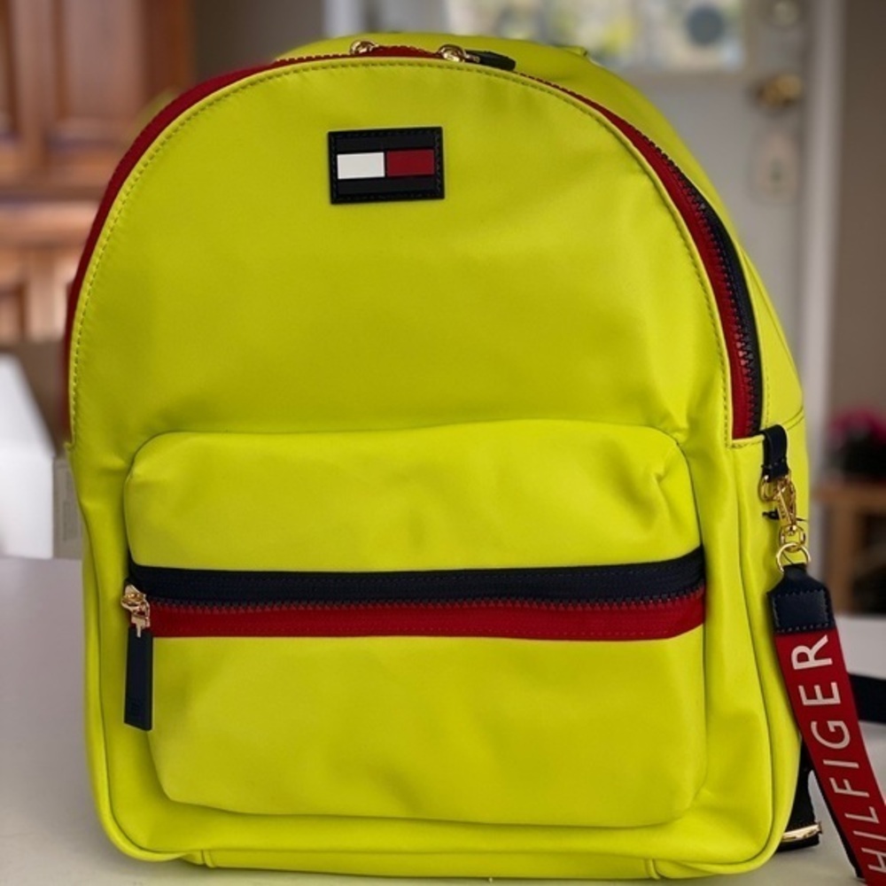 Tommy Hilfiger Leah Dome backpack in lime
